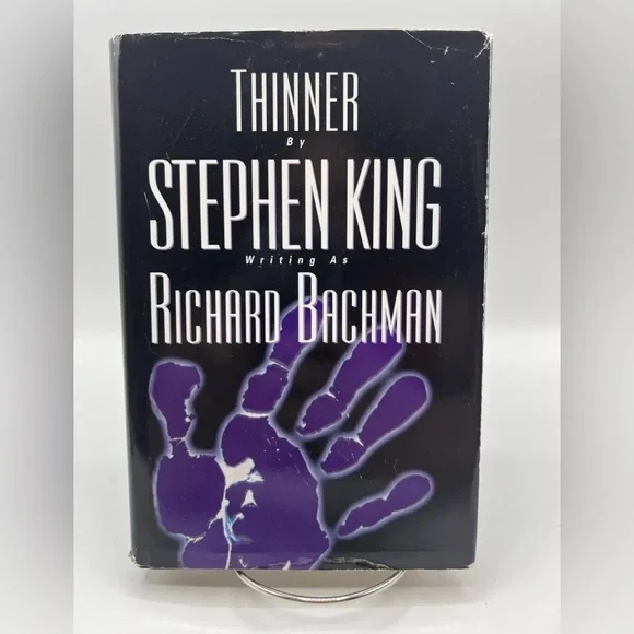 Thinner by Stephen King Richard Bachman Signet Hardcover Book Dust Jacket 1984 - Picture 1 of 9